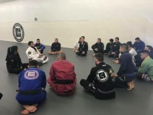 The CTA crew learning from 10th Planet black belt Denny Prokopos. 