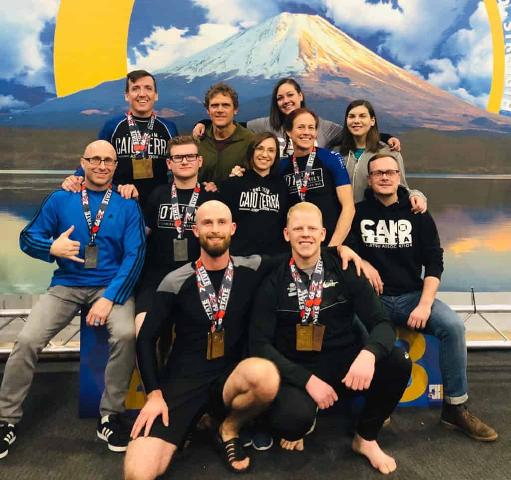 Some of the CTA athletes who competed at the FUJIBJJ Wisconsin State Championships yesterday at the Keva Sports Center in Middleton, Wisconsin.