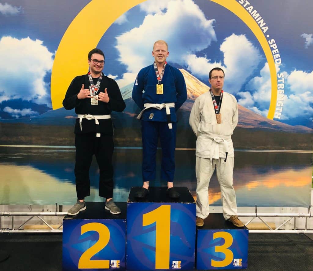 CTA Madison athlete Dan Genrich taking the gold medal in his first Jiu-Jitsu competition! 